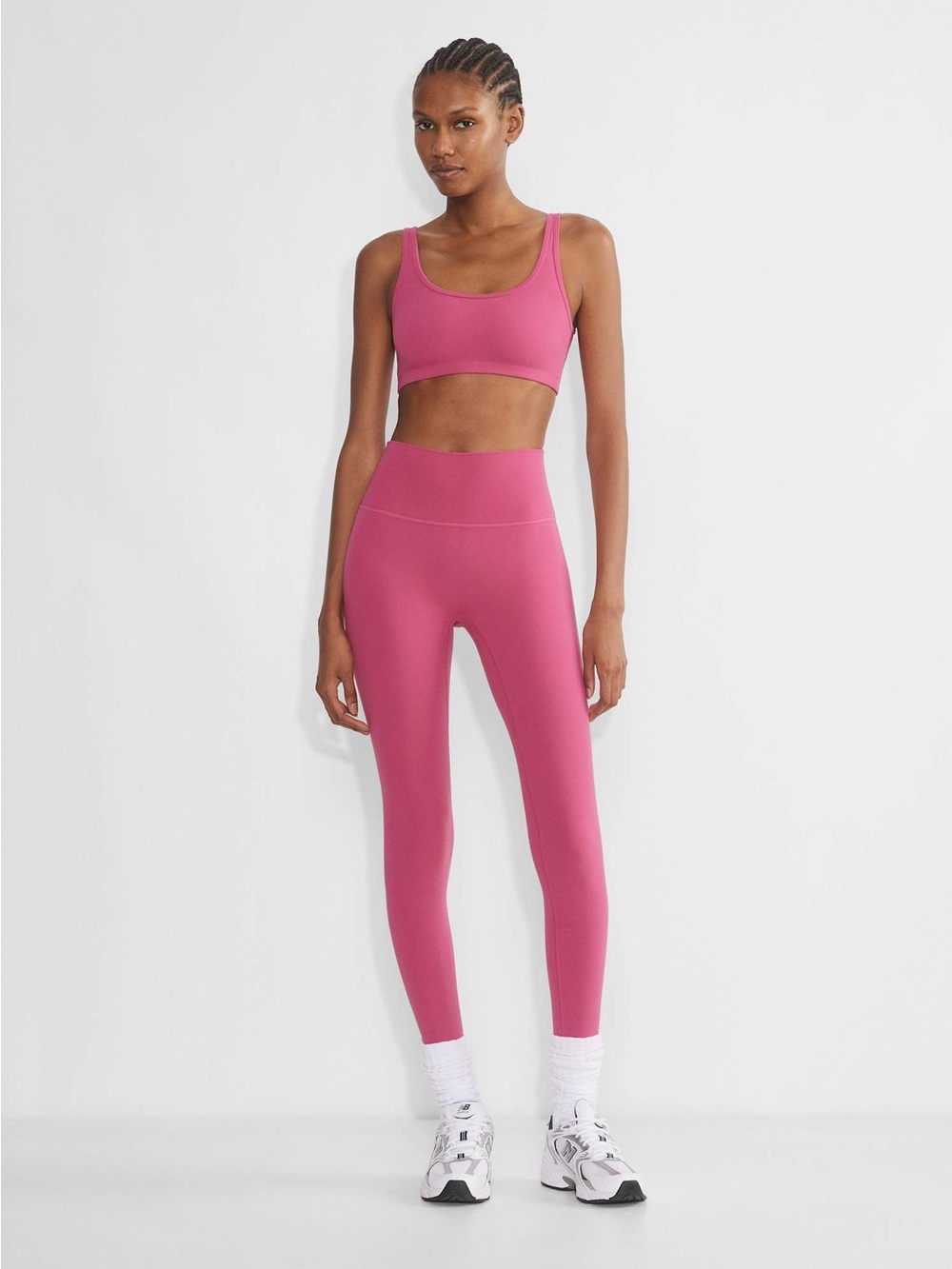 TNA Pink High-Waist Leggings